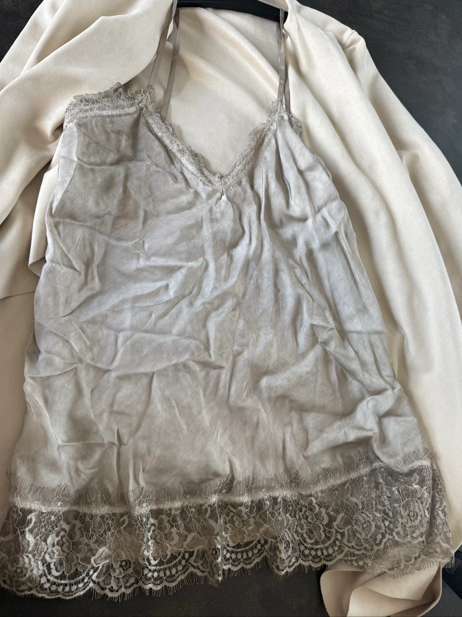 Conjunto Chic Suede Laurie & Joe + Blusa de renda – photo 9